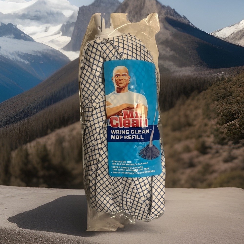 NEW Mr Clean Wring Clean Mop Refill Cleaning‎ Replacement Head